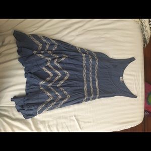 Free people intimates voile and lace trapeze slip